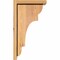 Ekena Millwork New Brighton Smooth Corbel w/Backplate, Western Red Cedar, 5 1/2"W x 10"D x 18"H COR06X10X18NEB01SWR - alternate 2